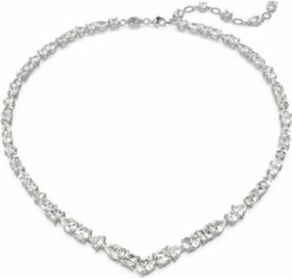 Swarovski Mesmera Zilveren Ketting - Dames - Kettingen - Grijs - ONE Size - Accessoires