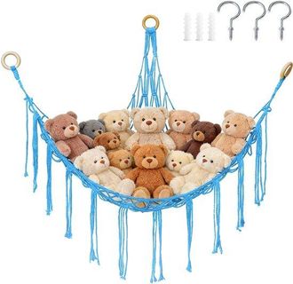 OEM Red De Almacenamiento Tejida Para Peluches, 100100140 Cm, Red Triangular, Red De Esquina, Hamaca Para Peluches, Red Tejida A Mano, Red Colgante
