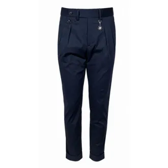 Manuel Ritz Heren, Broeken, Blauw, Maat: XL Katoen
