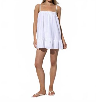 Rusty Mary Weather Slip Dress In White