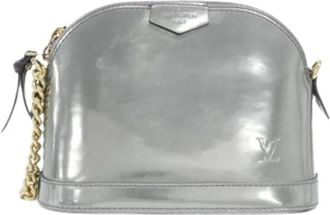 Louis Vuitton Pre-owned Shoulder Bags, female, Gray, Size: ONE SIZE Pre-owned Monogram Vernis Shoulder Bag