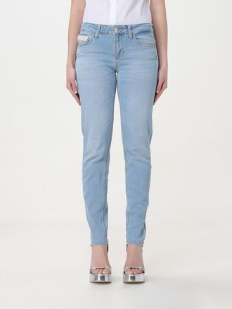 Liu Jo Blauw Katoenen Rechte Jeans