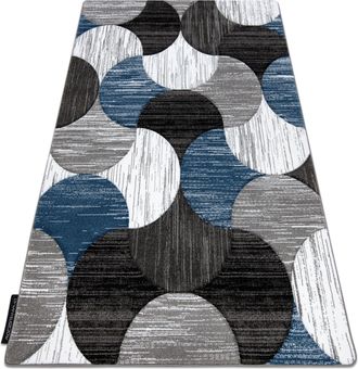 RugsX Alfombra Alter Geo Conchas Azul Blue 160x220 Cm