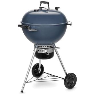 Weber barbecue a carbone master-touch gbs c-5750 blu con griglia 57 cm