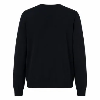 Emporio Armani Virgin Wool V-Neck Cardigan - Navy