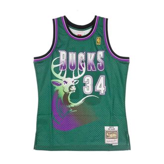 Mitchell & Ness Sportswear, male, Green, Size: S NBA Swingman Jersey Ray Allen 1996-97
