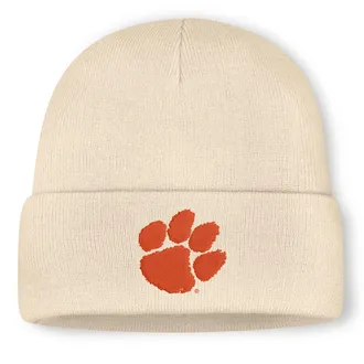 Nike Clemson Nike Mens College Cuffed Beanie in Brown | N41C15ACLN-M4T