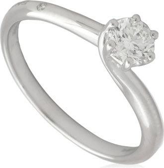 Salvini Lavinia White Gold 0.40 CT Diamond Solitaire Ring, Size 13