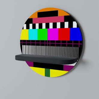 OEM Estante Redondo Philips Pattern Negro