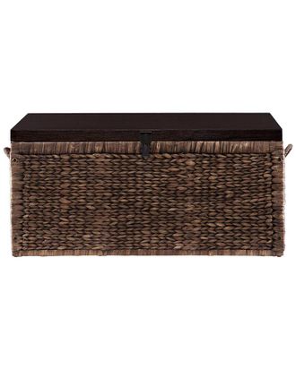 SEI Furniture Sei Furniture Harrowell Water Hyacinth Storage Trunk