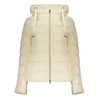 Herno Padded Jacket with Hood and Zip - female - Herno - Down Jackets - White - L - Jackets