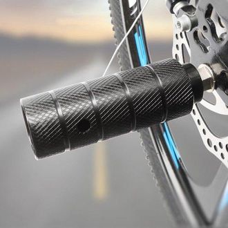 OEM Estriberas Bmx Para Acrobacias En Bicicletas, Aptas Para Eje Delantero Y Trasero, Juego De 2, Negras, Duraderas Y Ligeras
