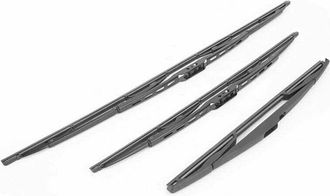 OEM Conjunto De 3 Limpiaparabrisas Para Citro&euml;n C3 Mk1 (modelos 2002-2008) Delantero Y Trasero