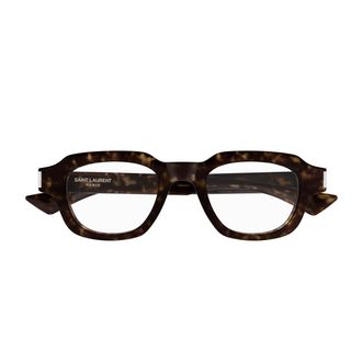 Saint Laurent Eyewear Saint Laurent Sl 791 Opt Linea Sl Logo 002 Havana Crystal Glasses