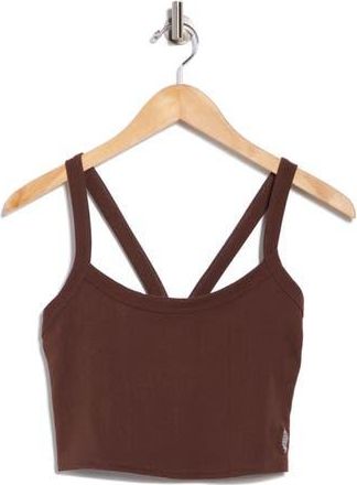 Free People FP Movement All Clear Rib Crop Camisole in Brown at Nordstrom Rack, Size X-Large