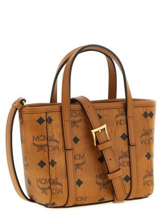 MCM Top Handle Bag - Brown