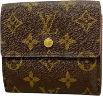 Louis Vuitton Pre-owned Wallets, female, Brown, Size: ONE SIZE Pre-owned Tri-fold Wallet