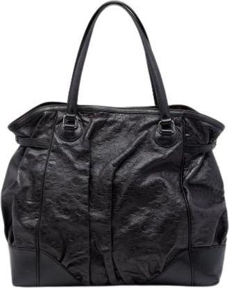 Gucci Pre-owned Tote Bags, female, Black, Size: ONE SIZE Pre-owned Tote Bag