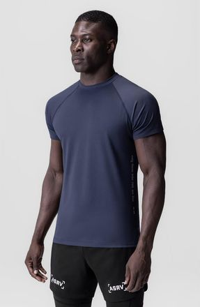 ASRV 3D Lite 2.0 Lycra OTWR Fitted Tee in Navy otwr at Nordstrom, Size Xx-Large