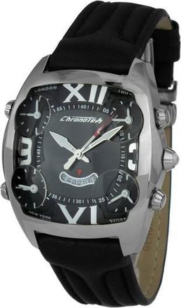 Chronotech Mens Watch CT7677M-02 (45 mm) - Black - One Size