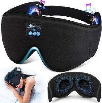 OEM Antifaz Para Dormir Con Auriculares Bluetooth (versi&oacute;n 5.4), Antifaz Nocturno Inal&aacute;mbrico Con 15 Horas De Autonom&iacute;a, Auriculares Bluetooth Para Dormir