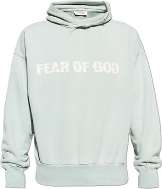Fear of God Hooded Sweatshirt - Heren - Hoodies - Blauw - XL - Hoodies & sweatvesten