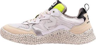 ID.EIGHT Witte Gekreukelde Cocktail Schoenen - unisex - Sneakers - Veelkleurig - 36 EU - Polyester - Schoenen