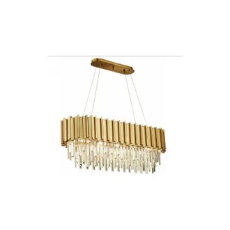 OEM Pipe Organ Crystal Brass - Ara&ntilde;a Larga - Ara&ntilde;a De Cristal Oblonga 80 Cm