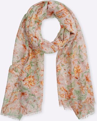 Heine Modeschal HEINE, Damen, bunt, Polyester, gemustert, Modet&uuml;cher Modeschal