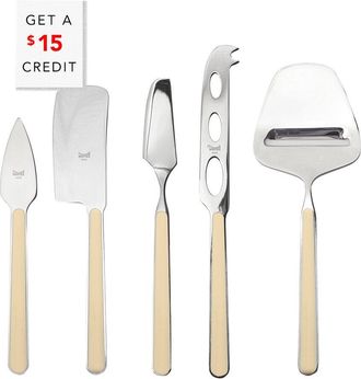 Mepra 5Pc Fantasia Cheese Knives With $15 Credit