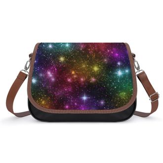 Generic Rainbow Glitter Fashion Womens Crossbody Bags Novelty Handbag Shoulder Bag Purse