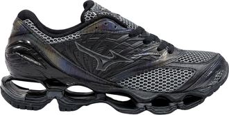 Mizuno Futuristic Wave Prophecy Sneakers with Glossy Sculpted Sole