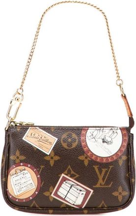 Louis Vuitton Pre-owned Handbags, female, Brown, Size: ONE SIZE Pre-owned Mini Top Handle Bag
