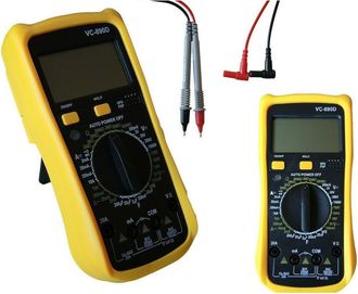 Trade Shop Trade Shop - Multimetro Digitale Tester Professionale Volt Ampere Ohm Farad Puntali Vc890d