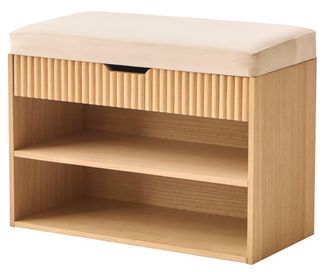 Nordlys Zapetero en madera y terciopelo beige