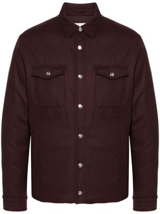 Eleventy Giacca-camicia imbottita - Viola