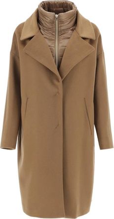 Herno Bovenkledingjas - Dames - Mantel - Bruin - 2XL - Jassen