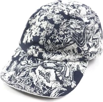 Dior Pre-owned Accessories, female, Multicolor, Size: ONE SIZE Pre-owned Vintage Cotton Hat