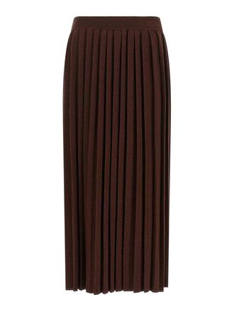 Fabiana Filippi Knitted pleated skirt
