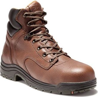 Timberland TiTAN EV 6 Waterproof Composite Toe Work Boot in Brown at Nordstrom, Size 8