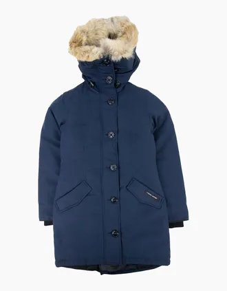 Canada Goose Womens Canada Goose Ladies Rossclair Parka Atlantic Navy - Size: 10/8