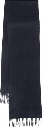 Aspinal of London knitted cashmere scarf - men - Cashmere - One Size - Blue
