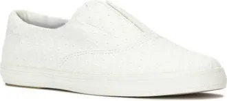 Keds Champion Slip-On Sneaker in Snow White Daisey at Nordstrom, Size 6.5