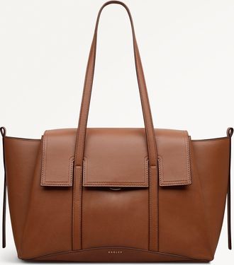 Radley London Cognac Medium Flapover Shoulder Bag The Chancery SS26 Radley London