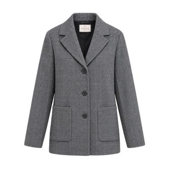 Marella Emmquieto Blazer - Dames - Jassen - Grijs - Maat: 2XS Katoen