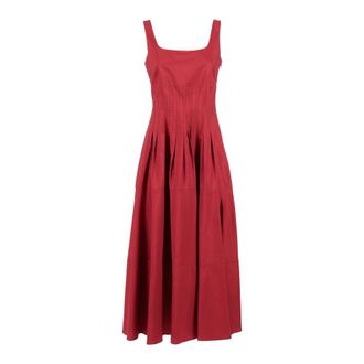 Max Mara Feltre Dress - female - Max Mara Studio - Maxi Dresses - Red - 2XS - Dresses