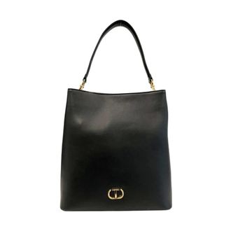 Twinset Tassen, Dames, Zwart, ONE Size, Leer, PU Leren Schoudertas
