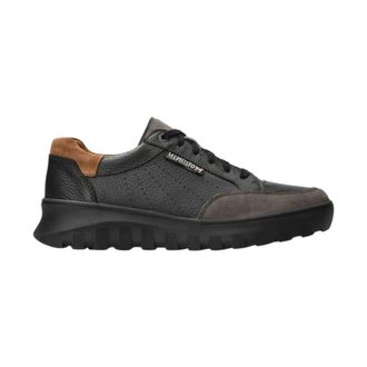 Mephisto Trendy Flynn Sneaker met Onge&euml;venaard Comfort - Heren - Sneakers - Grijs - 47 EU - Leer - Schoenen