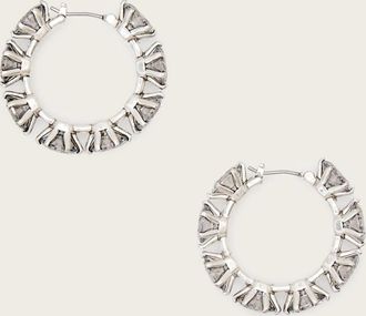 AllSaints Brass Mabel Hoop Earrings, Size: One Size