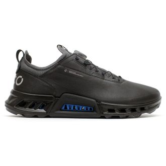 Ecco Ecco Golf Biom C4 130424 Leather Textile Mens Low Top Trainers - Black - Size:UK 10.5-11